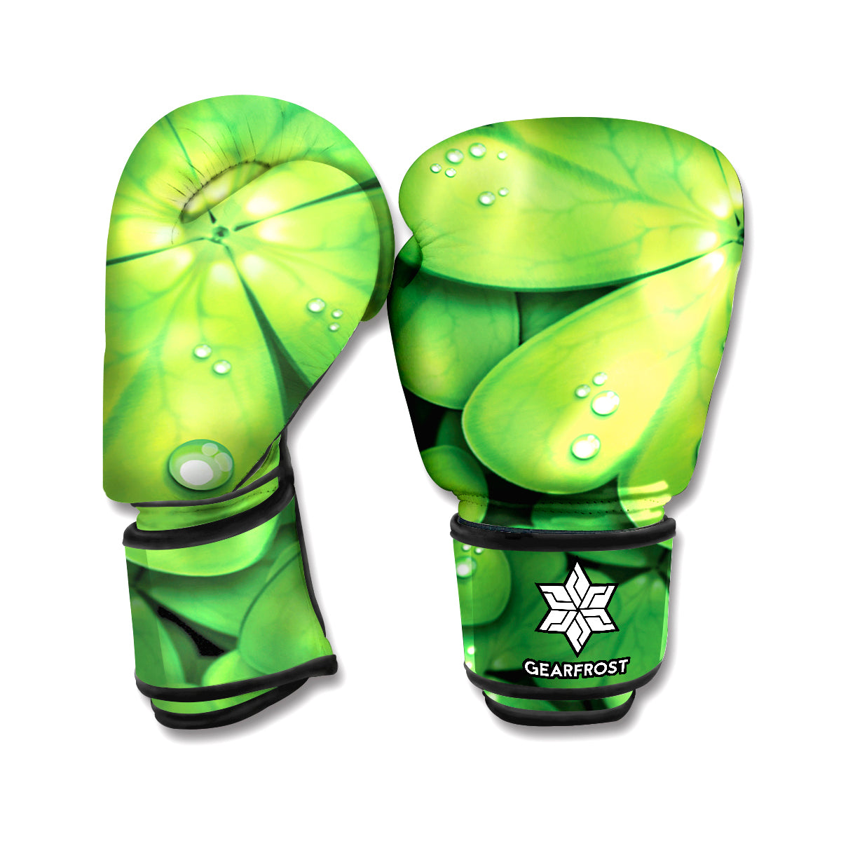 Shamrock Clover St. Patrick's Day Print Boxing Gloves