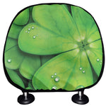 Shamrock Clover St. Patrick's Day Print Car Headrest Covers