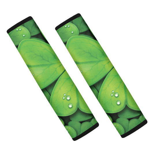 Shamrock Clover St. Patrick's Day Print Car Seat Belt Covers