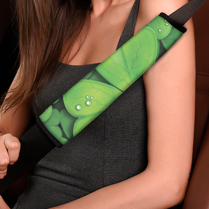 Shamrock Clover St. Patrick's Day Print Car Seat Belt Covers