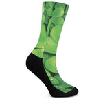 Shamrock Clover St. Patrick's Day Print Crew Socks