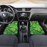 Shamrock Clover St. Patrick's Day Print Front Car Floor Mats