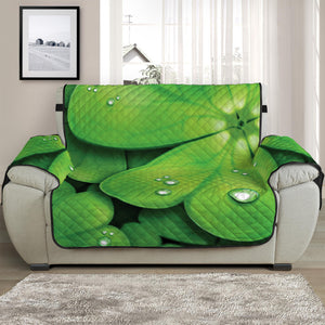 Shamrock Clover St. Patrick's Day Print Half Sofa Protector