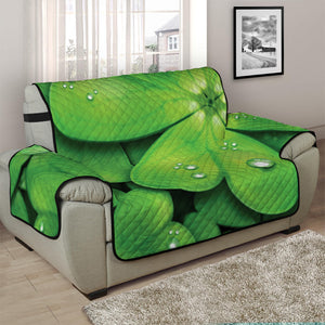 Shamrock Clover St. Patrick's Day Print Half Sofa Protector