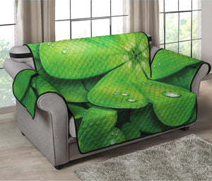 Shamrock Clover St. Patrick's Day Print Loveseat Protector