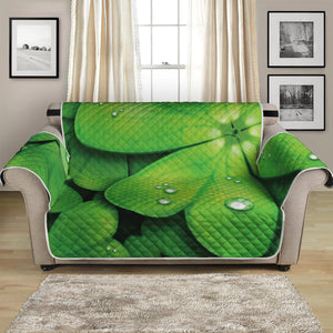 Shamrock Clover St. Patrick's Day Print Loveseat Protector