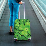 Shamrock Clover St. Patrick's Day Print Luggage Cover