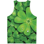 Shamrock Clover St. Patrick's Day Print Men's Tank Top