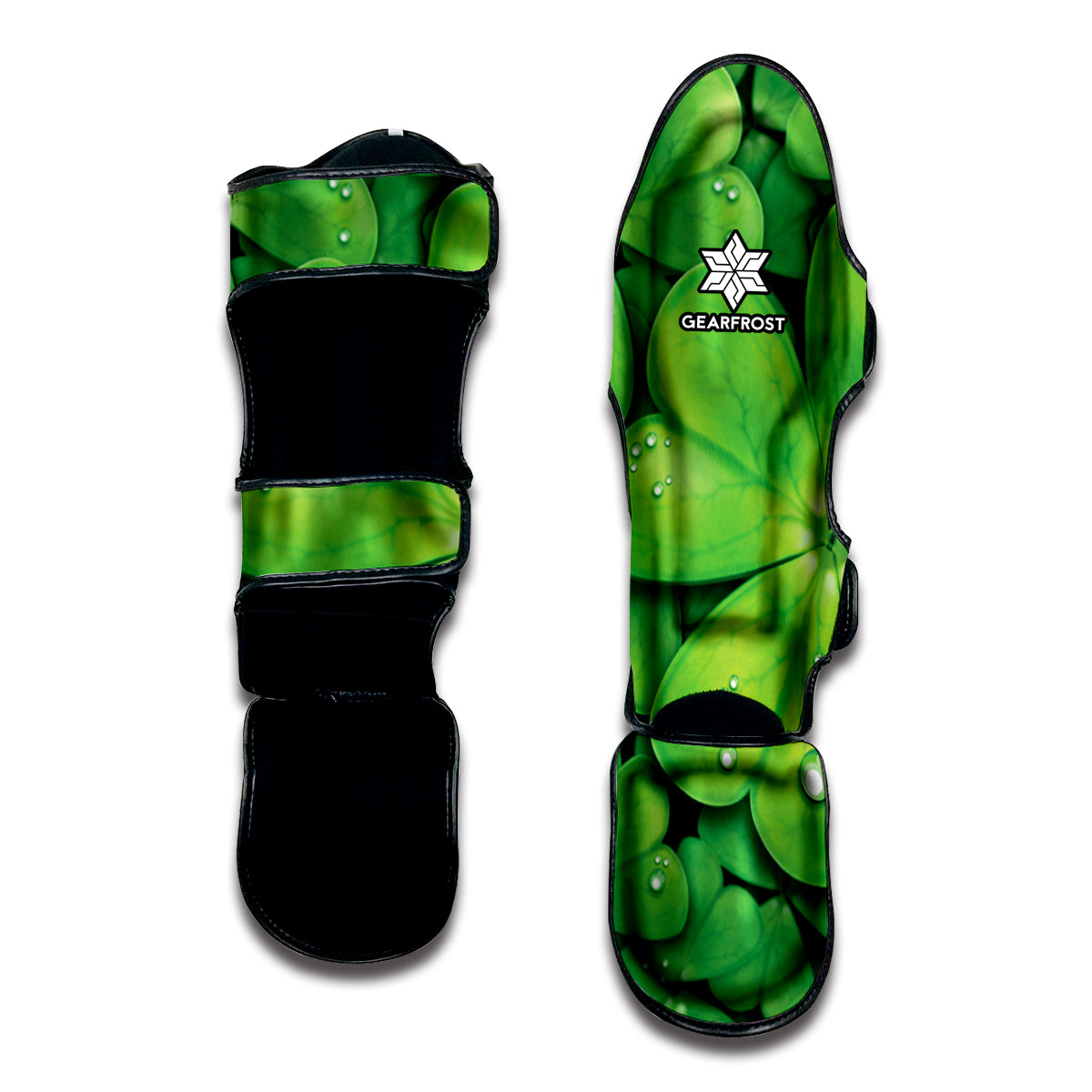 Shamrock Clover St. Patrick's Day Print Muay Thai Shin Guard