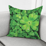 Shamrock Clover St. Patrick's Day Print Pillow Cover