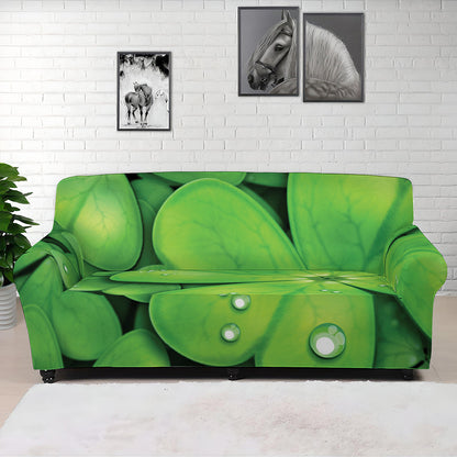 Shamrock Clover St. Patrick's Day Print Sofa Cover