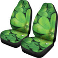 Shamrock Clover St. Patrick's Day Print Universal Fit Car Seat Covers