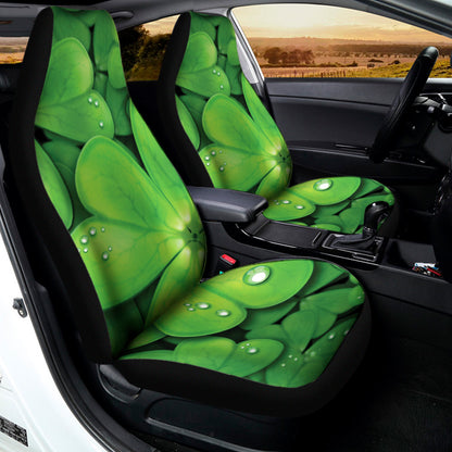 Shamrock Clover St. Patrick's Day Print Universal Fit Car Seat Covers