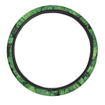 Shamrock Clover St. Patrick's Day Print Car Steering Wheel Cover