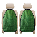 Shamrock Green Glitter Artwork Print (NOT Real Glitter) Car Seat Organizers