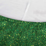 Shamrock Green Glitter Artwork Print (NOT Real Glitter) Sofa Cover