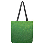 Shamrock Green Glitter Artwork Print (NOT Real Glitter) Tote Bag