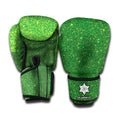 Shamrock Green (NOT Real) Glitter Print Boxing Gloves