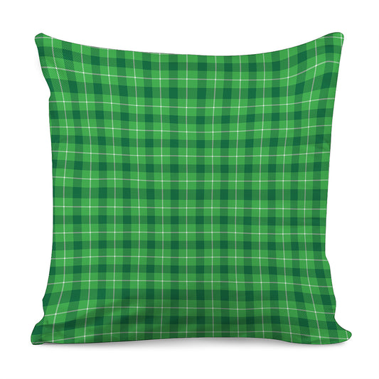Shamrock Green Plaid Pattern Print Pillow Cover