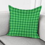 Shamrock Green Plaid Pattern Print Pillow Cover