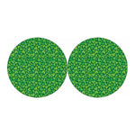 Shamrock Leaf St. Patrick's Day Print Car Coasters