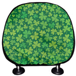 Shamrock Leaf St. Patrick's Day Print Car Headrest Covers