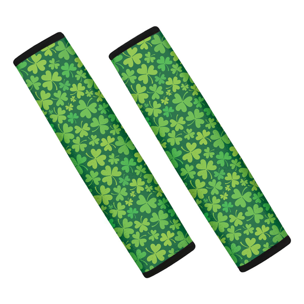 Shamrock Leaf St. Patrick's Day Print Car Seat Belt Covers