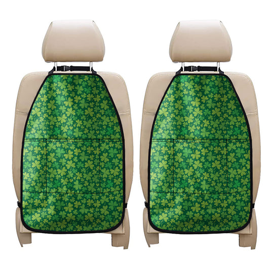 Shamrock Leaf St. Patrick's Day Print Car Seat Organizers