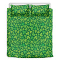 Shamrock Leaf St. Patrick's Day Print Duvet Cover Bedding Set