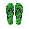 Shamrock Leaf St. Patrick's Day Print Flip Flops