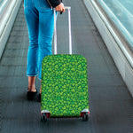 Shamrock Leaf St. Patrick's Day Print Luggage Cover