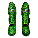 Shamrock Leaf St. Patrick's Day Print Muay Thai Shin Guard