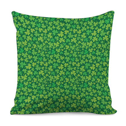Shamrock Leaf St. Patrick's Day Print Pillow Cover