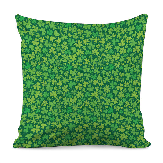 Shamrock Leaf St. Patrick's Day Print Pillow Cover