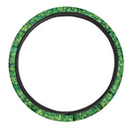 Shamrock Leaf St. Patrick's Day Print Car Steering Wheel Cover