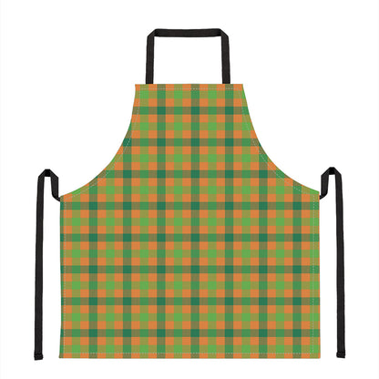 Shamrock Plaid Saint Patrick's Day Print Apron