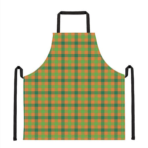 Shamrock Plaid Saint Patrick's Day Print Apron