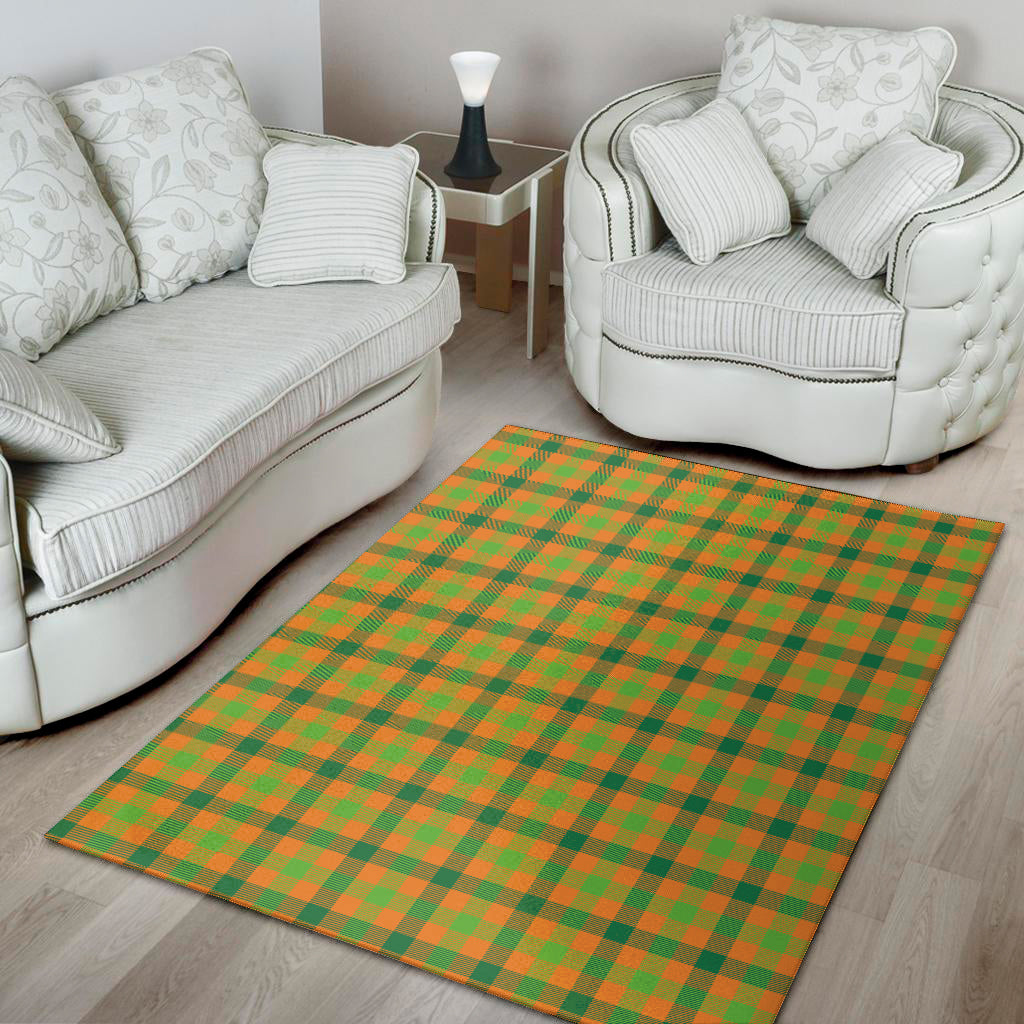 Shamrock Plaid Saint Patrick's Day Print Area Rug