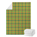 Shamrock Plaid Saint Patrick's Day Print Blanket