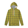 Shamrock Plaid Saint Patrick's Day Print Pullover Hoodie