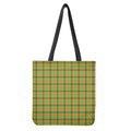 Shamrock Plaid Saint Patrick's Day Print Tote Bag