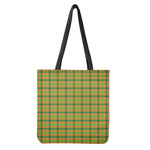 Shamrock Plaid Saint Patrick's Day Print Tote Bag