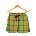 Shamrock Plaid Saint Patrick's Day Print Women's Shorts
