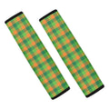 Shamrock Plaid St. Patrick's Day Print Car Seat Belt Covers