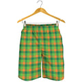 Shamrock Plaid St. Patrick's Day Print Men's Shorts