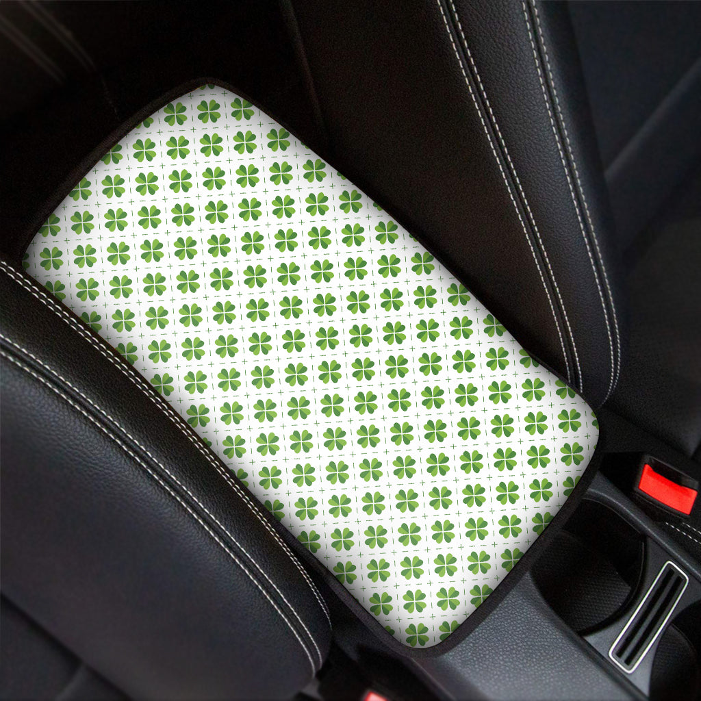 Shamrock Saint Patrick's Day Print Car Center Console Cover