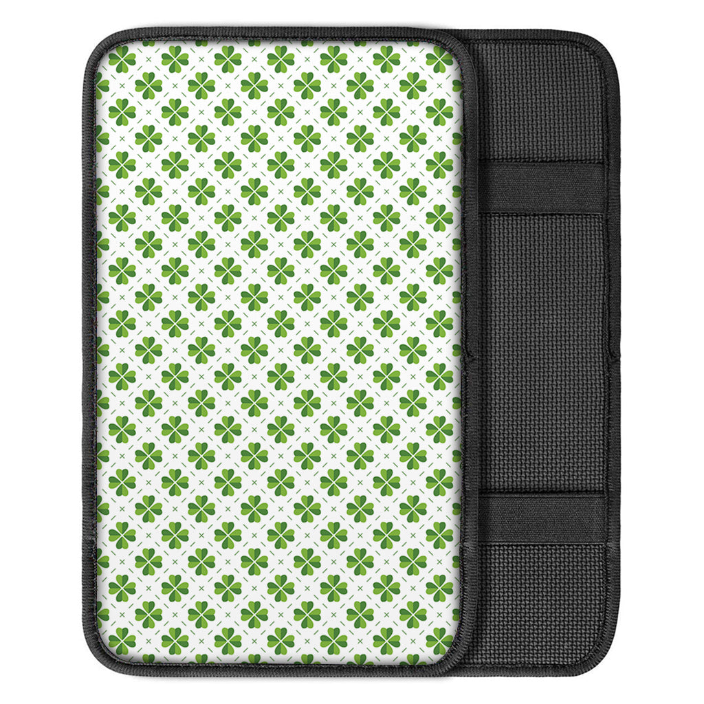 Shamrock Saint Patrick's Day Print Car Center Console Cover