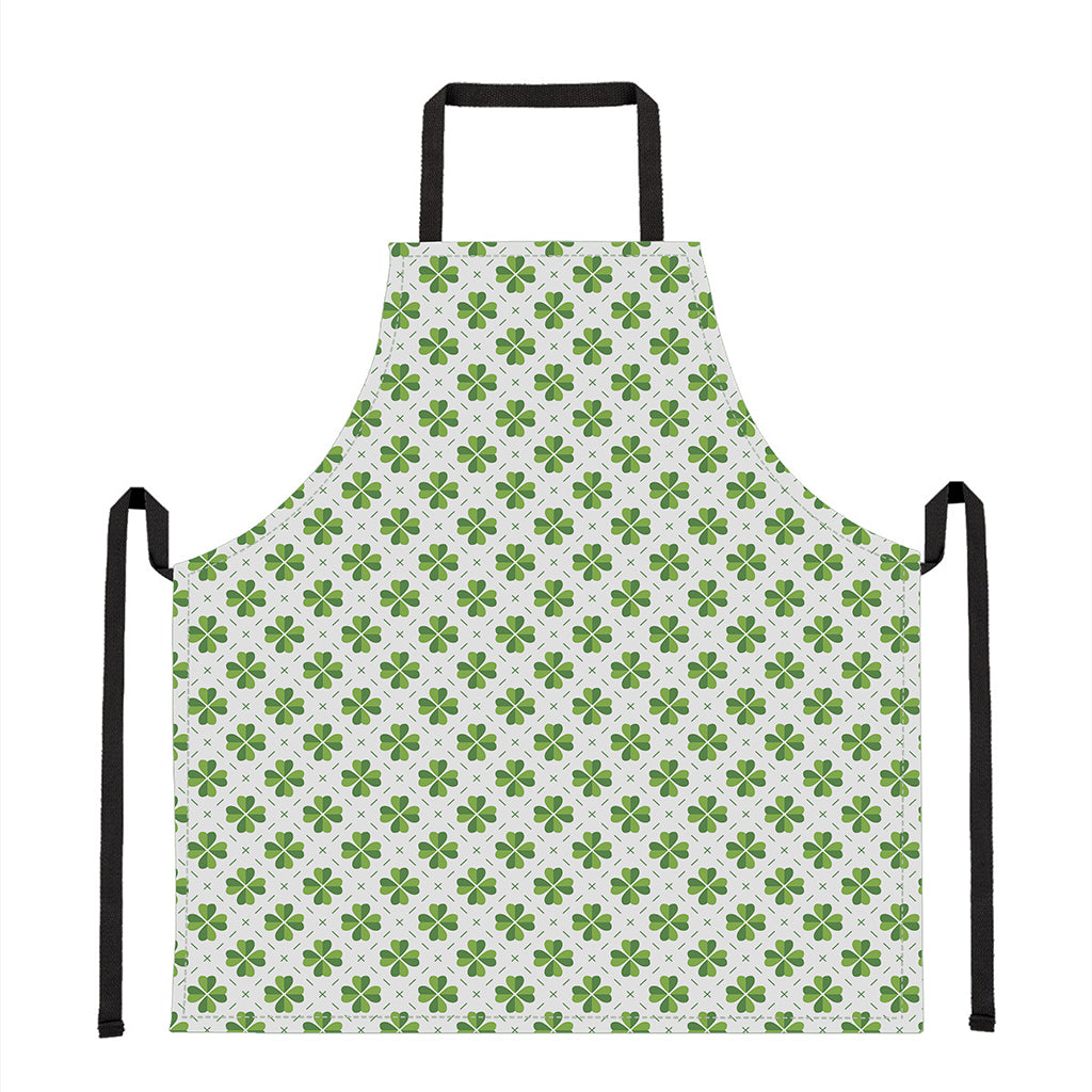 Shamrock Saint Patrick's Day Print Apron