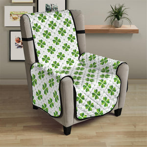 Shamrock Saint Patrick's Day Print Armchair Protector