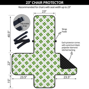 Shamrock Saint Patrick's Day Print Armchair Protector